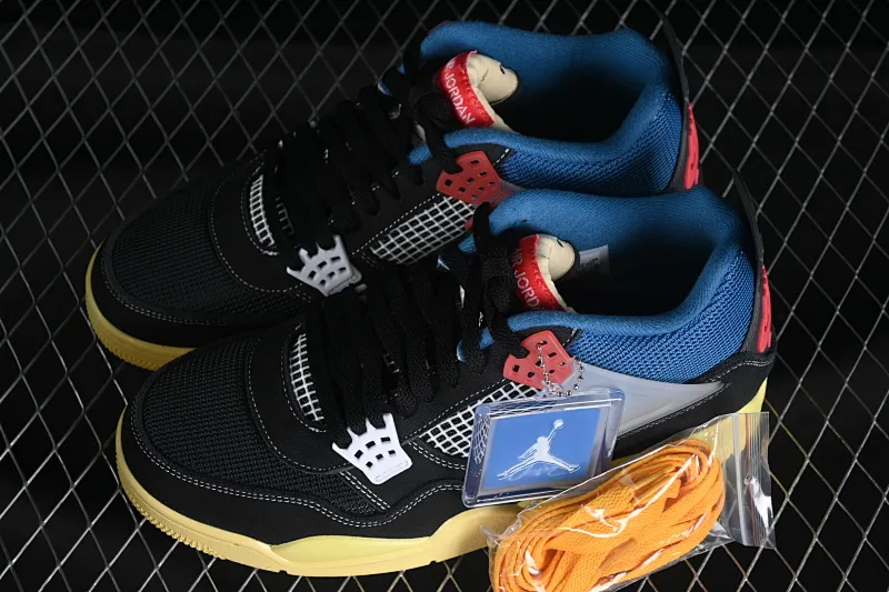 All categories Air Jordan Jordan series basketball shoes Air Jordan 4 GX foreign trade version Union La x Air Jordan 4 Retro AJ4 Joe 4 joint model basketball shoes DC9533-001